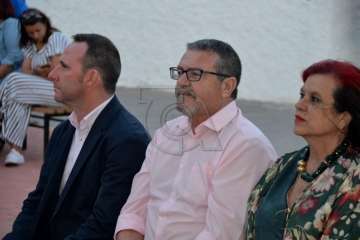 El edil Ramos pregona las fiestas del Carmen de La Medianía (Foto Francisco Javier Santana)